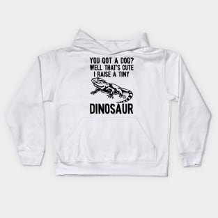 Bearded Dragon Tiny Dinosaur Bearded Dragons Lizard Kids Hoodie